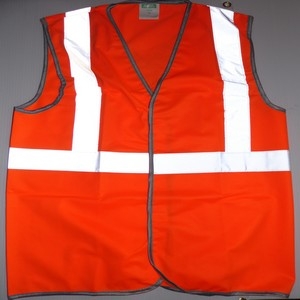 Part No. 228259L Orange Hi-Vis Vest Protective Clothing