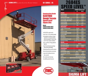 MEC 2684ES Speed Level Sigma Lift
