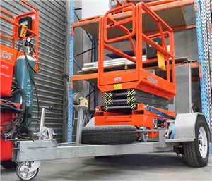 Dingli Rizer S03-E Electric Scissor lift trailer package