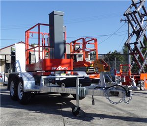 SkyJack SJ 12 Vertical Lift Trailer Package