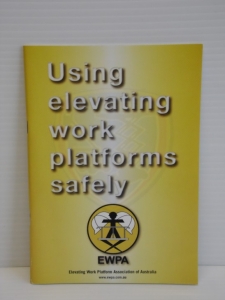 Part No. EWPSB Using Elevating Work Platforms Safely booklet