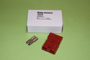 Part No. MEC0052 Anderson Plug - 50 Amp Power Connector Red Housing