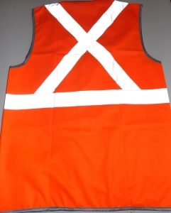 Part No. 228259XXL Orange Hi-Vis Vest Protective Clothing